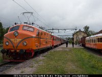 D20 6063  IB16 Anslutningståg från Gävle till Kiruna : 2016 Inlandsbanan IB16, Gävle, Järnvägsmuseum, Platser, Sverige