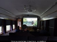 D20 6358  Filmvisning ombord på tåget : 2016 Inlandsbanan IB16