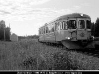 sv0738-04  Glommersträsk : Sv motorvagnar, SvK 11  Jörn--Arvidsjaur, Svenska järnvägslinjer, Svenska tåg