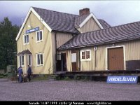 35504  Sorsele : 1991 Inlandsbaneresan med SMoK, Resor, Sorsele, SvK 14 Gällivare--Storuman, Svenska järnvägslinjer