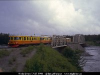35545  Vindelälven : 1991 Inlandsbaneresan med SMoK, Resor, SvK 14 Gällivare--Storuman, Svenska järnvägslinjer