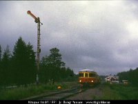 35414  Kitajaur : 1991 Inlandsbaneresan med SMoK, Resor, SvK 14 Gällivare--Storuman, Svenska järnvägslinjer