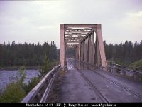 35428  Piteälvsbron : 1991 Inlandsbaneresan med SMoK, Resor, SvK 14 Gällivare--Storuman, Svenska järnvägslinjer