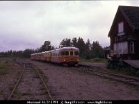 35453  Moskosel : 1991 Inlandsbaneresan med SMoK, Resor, SvK 14 Gällivare--Storuman, Svenska järnvägslinjer