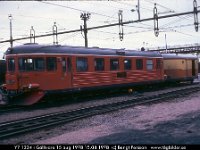 04048  Y7 1224 i Gällivare 15 aug 1978 : Bildbeställning, Gällivare, Platser, Sv motorvagnar, SvK 14 Gällivare--Storuman, Svenska järnvägslinjer, Svenska tåg, Sverige, Webbalbum