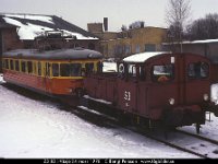 01804  Z3 83 i Växjö 24 mars 1978 : Bildbeställning, Platser, SJ lokomotorer, Sv lok, Sv lokomotorer, Sv motorvagnar, Svenska tåg, Sverige, Växjö, Webbalbum, Z3