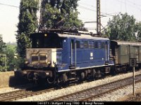 06791  144 071 i Stuttgart 7 aug 1980 : Platser, Stuttgart, Tyska järnvägar, Tyska lok, Tyskland
