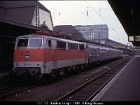 26130  111 112 i Koblenz 16 april 1989 : 1989 Paris med HHq JBq och TC, Koblenz, Platser, Resor, Tyska järnvägar, Tyska lok, Tyskland