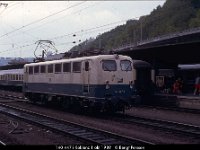 27365  140 447 i Koblenz 1 okt 1989 : Koblenz, Platser, Tyska järnvägar, Tyska lok, Tyskland