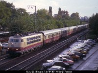 27619  103 205 i Bingen 7 okt 1989 : Bingen, Tyska järnvägar, Tyska lok