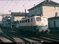 E055-01  141 001 Siegen 10.02.1993 : Siegen, Tyska järnvägar, Tyska lok