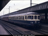 06827  624 501 i Münster 8 aug 1980 : Münster, Tyska järnvägar, Tyska motorvagnar