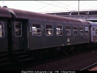 11399  B3yge 89003 i Ludwigshafen 5 april 1982 : B3yge, Ludwigshafen, Tyska järnvägar, Tyska personvagnar