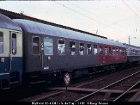 11873  BRylh446 85-43013 i Fulda 9 april 1982 : Bildbeställning, Fulda, Tyska järnvägar, Tyska personvagnar, Webbalbum